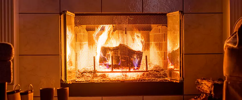 Mendota Hearth Landscape Fireplace Installation in Roswell, New Mexico
