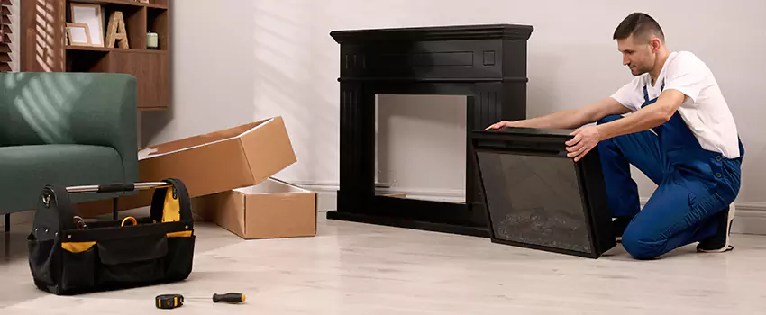 Old Rusted Metal Fireplace Repair And Replacement in Roswell, NM